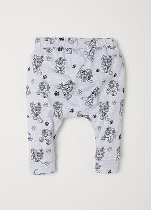 Классные легкие штанишки h&m на лето 6-9 мес.