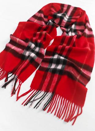 Теплий шарф в стилі burberry