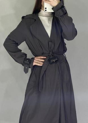 Плащ  двубортный zara