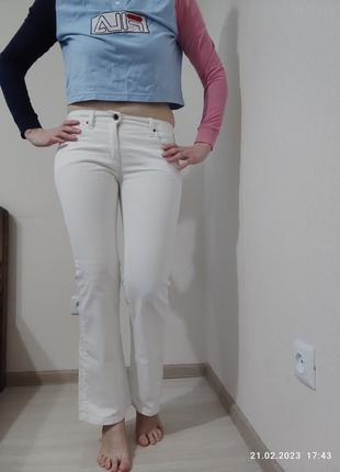 Джинсы белые armani jeans8 фото