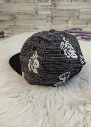 Женская кепка реперка ailafang бейсболка серая с цветочным принтом размер 52-582 фото