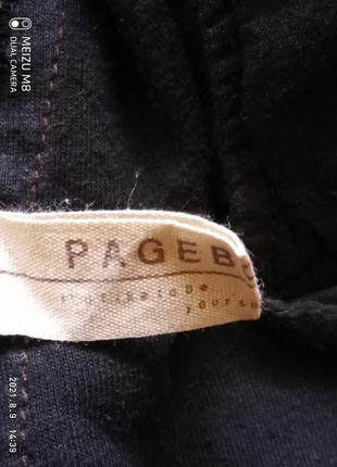 (190) черный котоновый  тренч pageboy /размер м9 фото