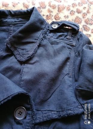 (190) черный котоновый  тренч pageboy /размер м6 фото
