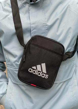 Мессенджер, сумка, сумка через плечо, рюкзак, кошелек, наплечник, бананка. adidas3 фото