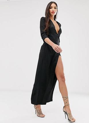 Платье смокинг макси asos disign