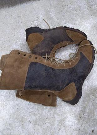 Женские ботинки из натуральной ,гладкой замши,marco polo5 фото