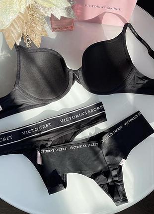 Черный бюст victoria’s secret с пуш ап3 фото