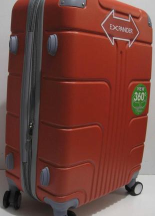 Дорожный пластиковый чемодан (средний-оранжевый) 19-03-0252 фото