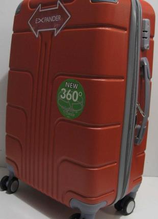Дорожный пластиковый чемодан (средний-оранжевый) 19-03-0253 фото