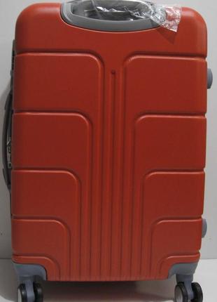Дорожный пластиковый чемодан (средний-оранжевый) 19-03-0254 фото