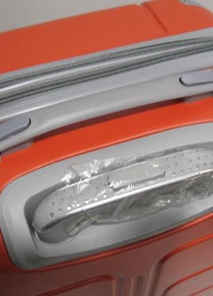 Дорожный пластиковый чемодан (средний-оранжевый) 19-03-0256 фото