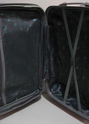 Дорожный пластиковый чемодан (средний-оранжевый) 19-03-0257 фото
