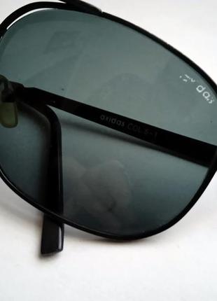 Солнцезащитные очки axidas col.5-1 black, прямоугольник, черные2 фото