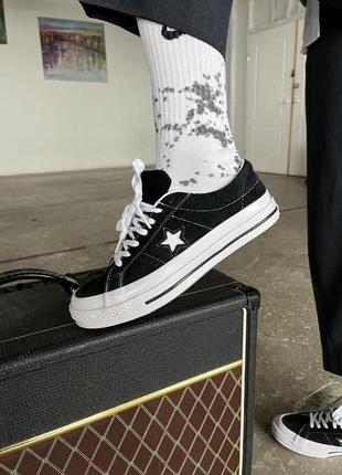 Жіночі кеди converse one star ox pinstripe 36-37-38-39-40-411 фото