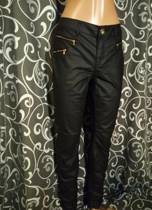 Штаны брюки с напылением под кожу с накаткой