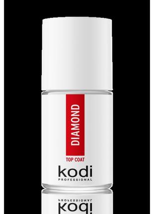 Верхнее покрытие для акриловых ногтей kodi diamond top coat, 15 мл