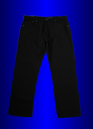 Классические чёрные мужские джинсы прямого кроя  38/30 easy denim3 фото