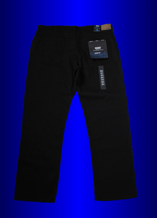 Классические чёрные мужские джинсы прямого кроя  38/30 easy denim4 фото