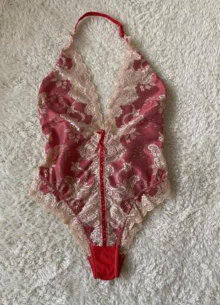 Кружевное боди белье