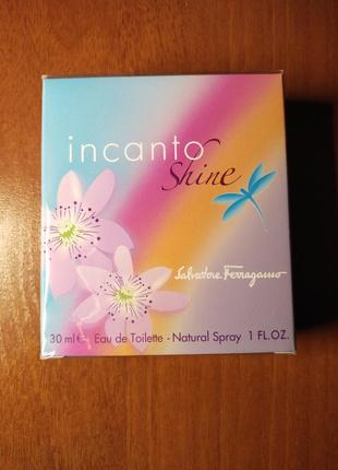 Женская туалетная вода sneaker salvatore ferragamo incanto shine 30мл
