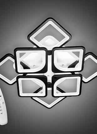 Люстра светодиодная 517 dlight 3color с пультом 170вт черный (01732)