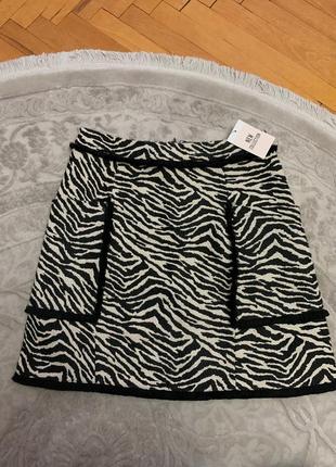 Новая юбка в принт зебра4 фото