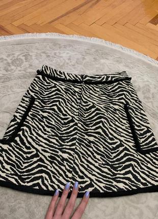 Новая юбка в принт зебра2 фото