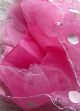 Карнавальний костюм плаття принцеса пишна спідниця брошкою hallowee minnie mouse новорічний хеллоуї6 фото