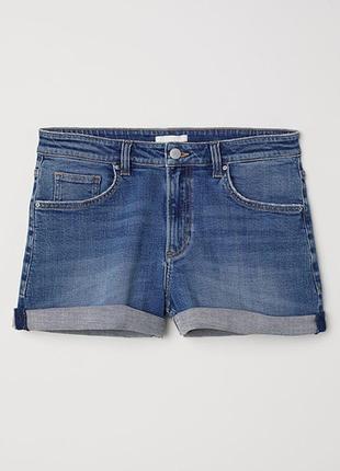 Оригинальные джинсовые шорты girlfriend от бренда h&m 0603585001 разм. 341 фото