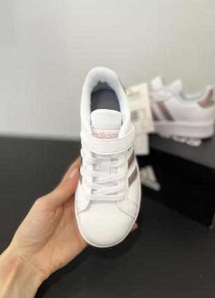 Кроссовки adidas/ кроссовки на девочку adidas/ белые детские  кроссовки5 фото