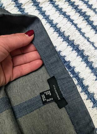 Юбка с накладными карманами женская короткая под джинс5 фото