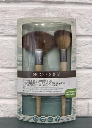 Набор щеточек ecotools define and highlight duo1 фото