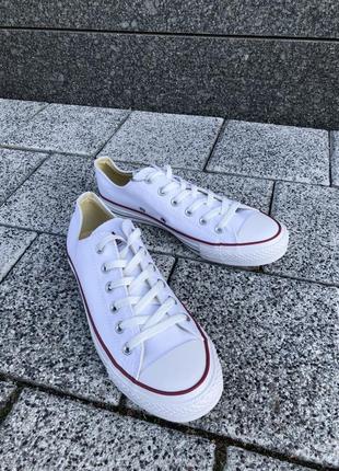 Мужские кеди converse low white 40-41-42-43-44-456 фото