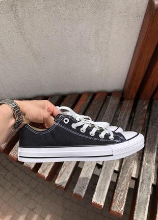 Жіночі кеди converse low black 36-37-38-39-40-41