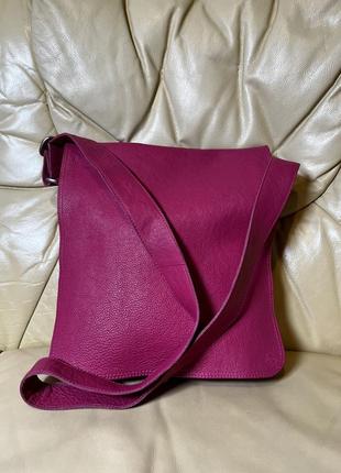 Кожаная сумка кросс-боди genuine leather.