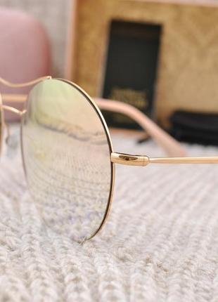 Красивые большие женские круглые солнцезащитные очки gian marco venturi gmv830 облегченные2 фото