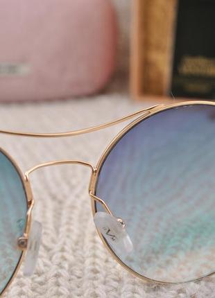 Красивые большие женские круглые солнцезащитные очки gian marco venturi gmv830 облегченные3 фото