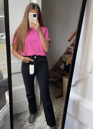 Новые джинсы zara straight fit 34,36
