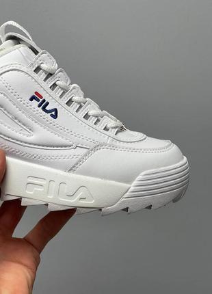 Fila disruptor ii low ‘white’5 фото