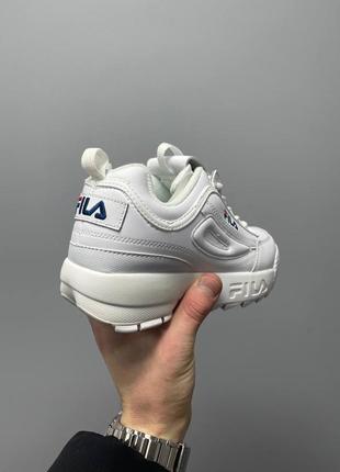 Fila disruptor ii low ‘white’9 фото