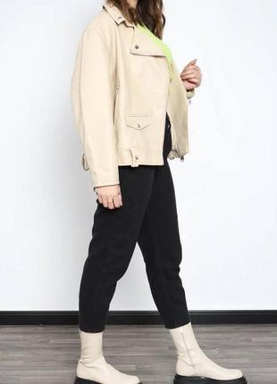 Жіноча куртка косуха з екошкіри1 фото