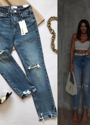 Джинси Mom джинси zara