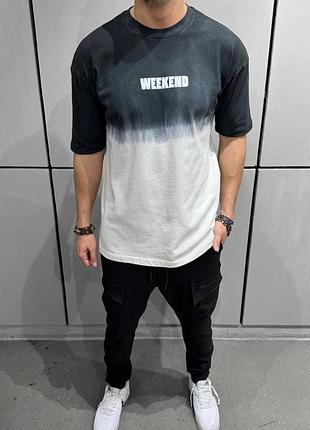 Чоловічі оверсайз футболки weekend / брендові чоловічі футболки