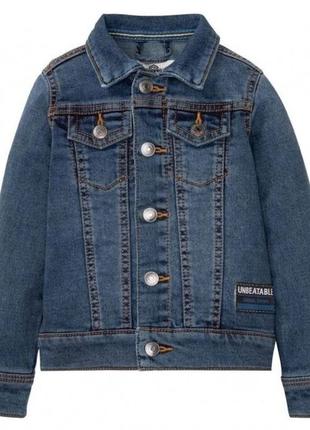 Куртка для хлопчика джинсова синя pepperts 128-164 см2 фото