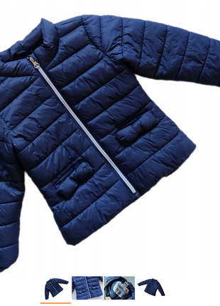Куртки pocopiano германия синие демисезонные стеганые на 1,5-2 года
