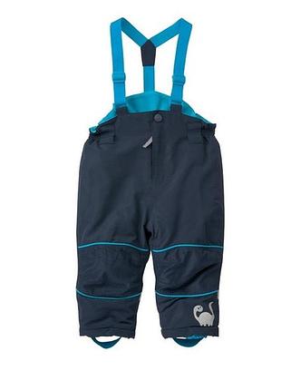 Теплый полукомбинезон мембранный (3000мм) для мальчика topomini 532329 080 см (9-12 months) темно-синий