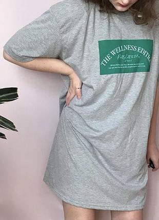 Плаття-футболка подовжена plt