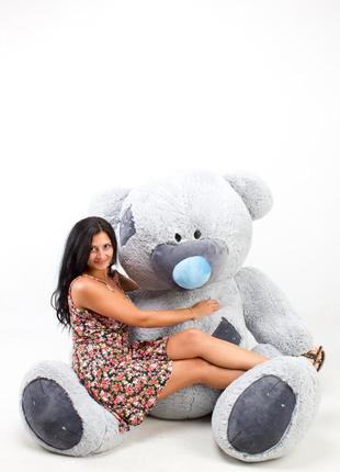 Мягкая плюшевая игрушка - медведь "гриша" разных цветов высота - от 50 до 250 см материал - плюш4 фото