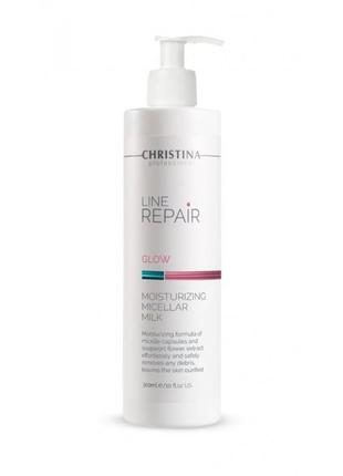 Увлажняющее мицеллярное молочко christina line repair glow moisturizing micellar milk 300 мл