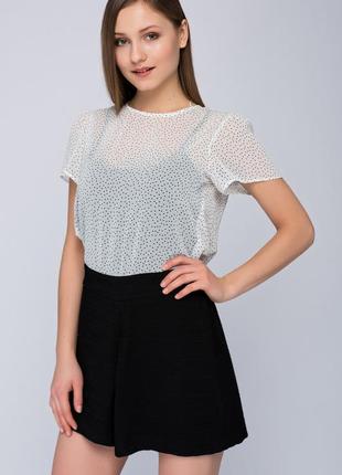 Sale милый трикотажный ромпер mango в горошек xs-s